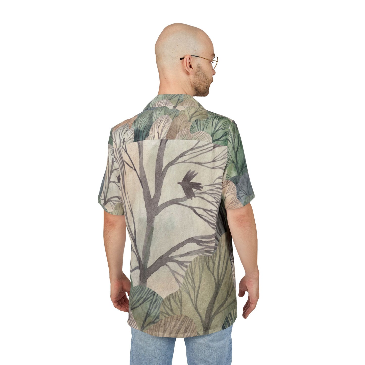 Tropical Button-Down Shirt - Unisex Hawaiian AOP