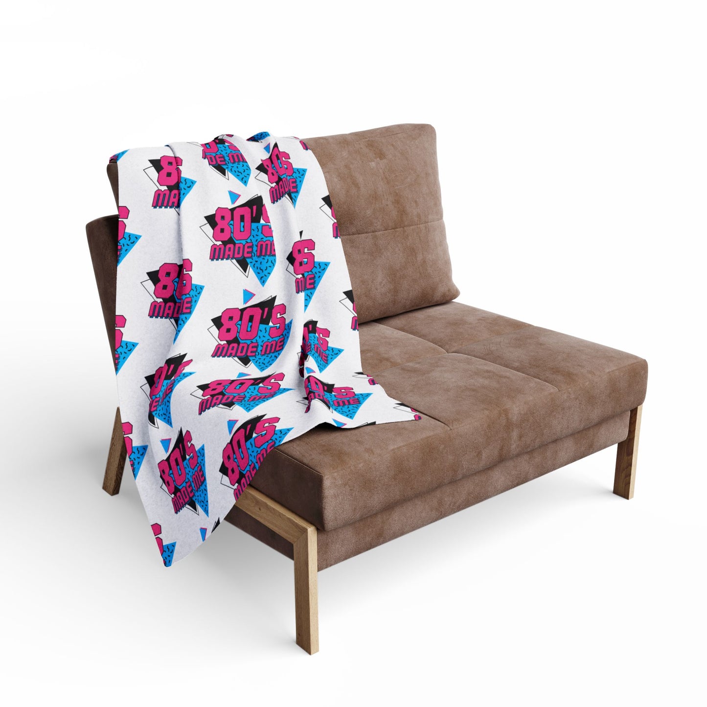 Retro 80's Inspired Arctic Fleece Blanket - Perfect for Cozying Up