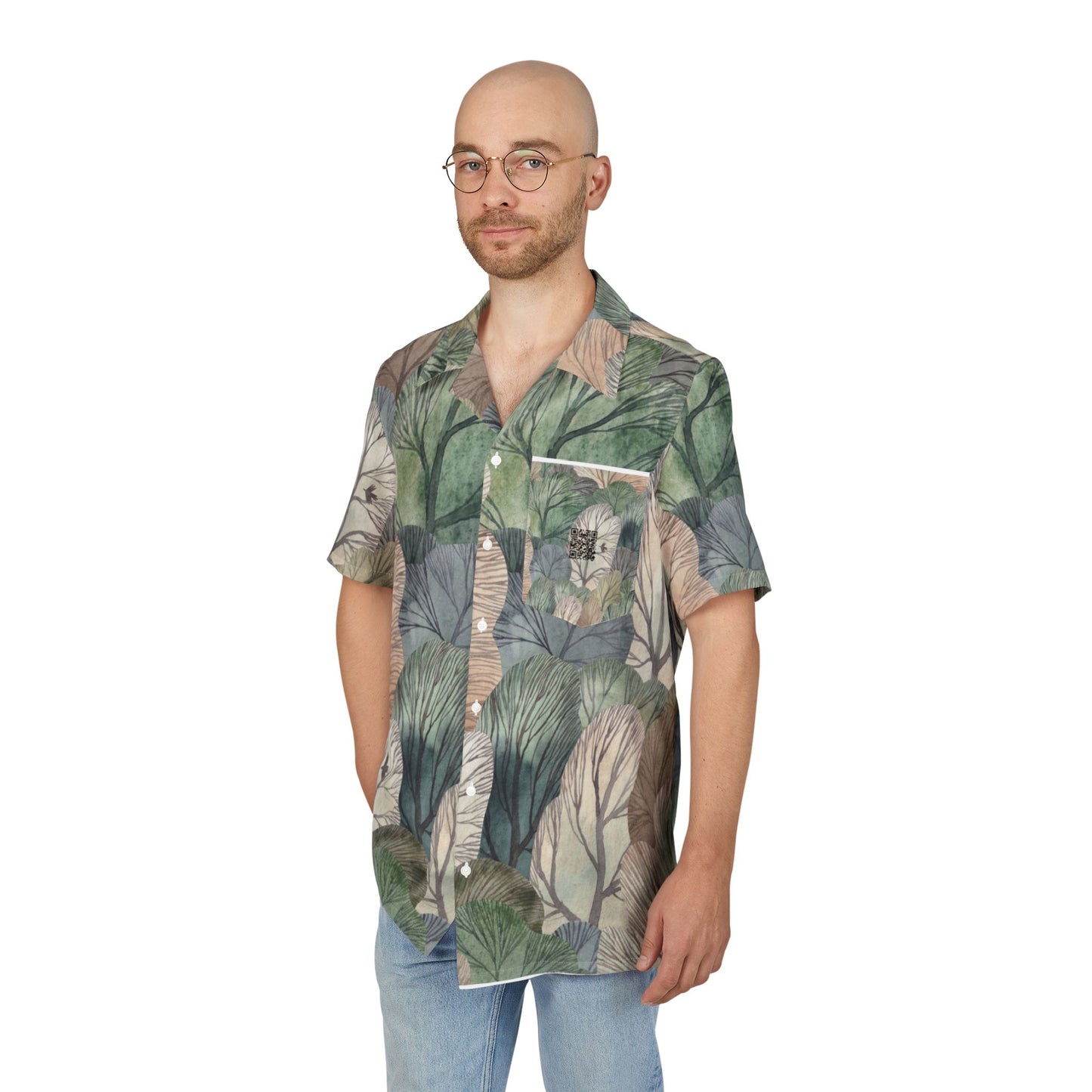Tropical Button-Down Shirt - Unisex Hawaiian AOP