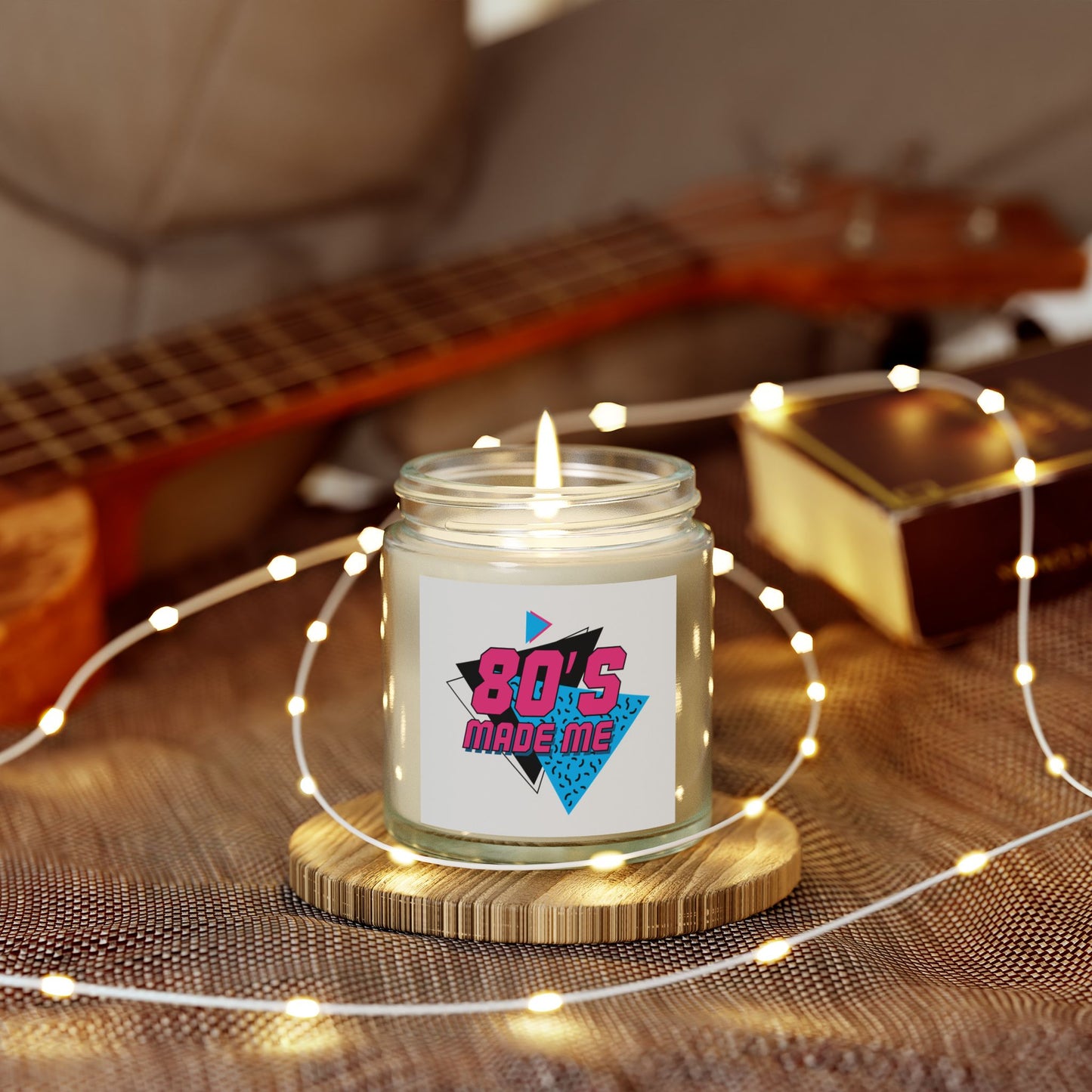 80's Made Me Scented Candle - Coconut Apricot Wax (4oz & 9oz)