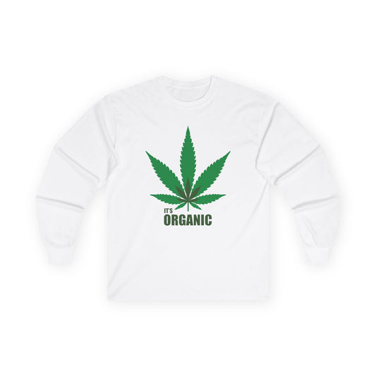 Organic Cannabis Long Sleeve Tee