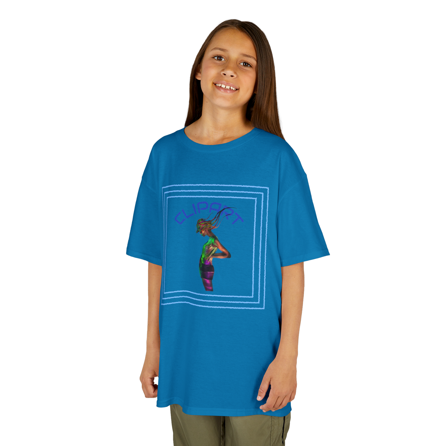 Kids Graphic Tee: Stylish Clipart Design for Fun and Fashion