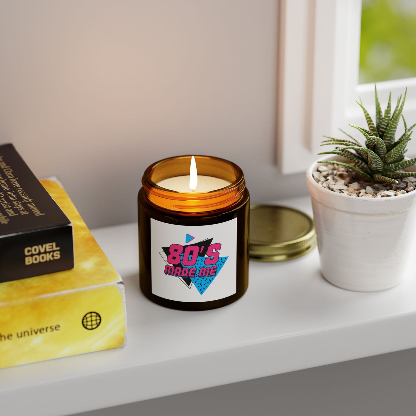 80's Made Me Scented Candle - Coconut Apricot Wax (4oz & 9oz)