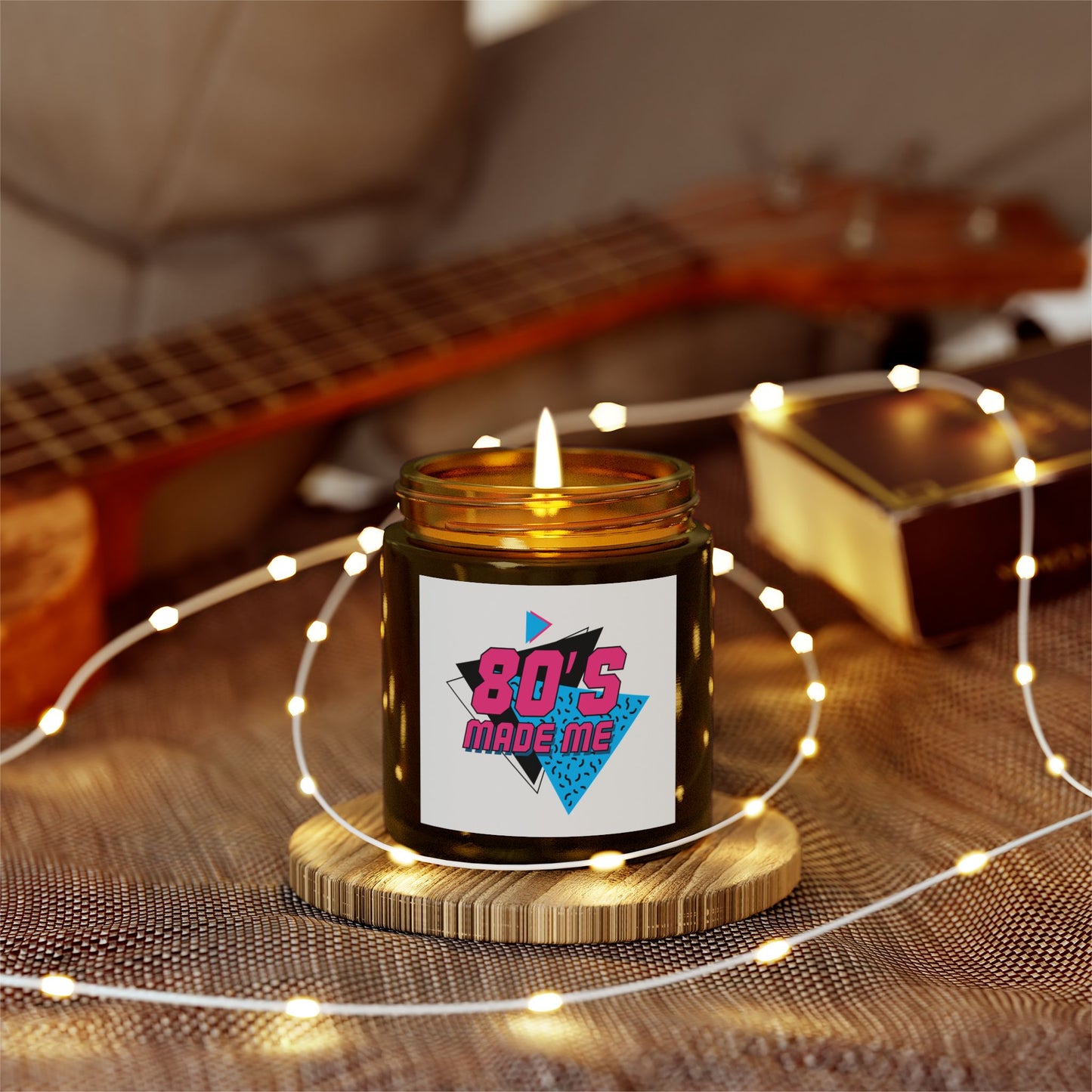 80's Made Me Scented Candle - Coconut Apricot Wax (4oz & 9oz)