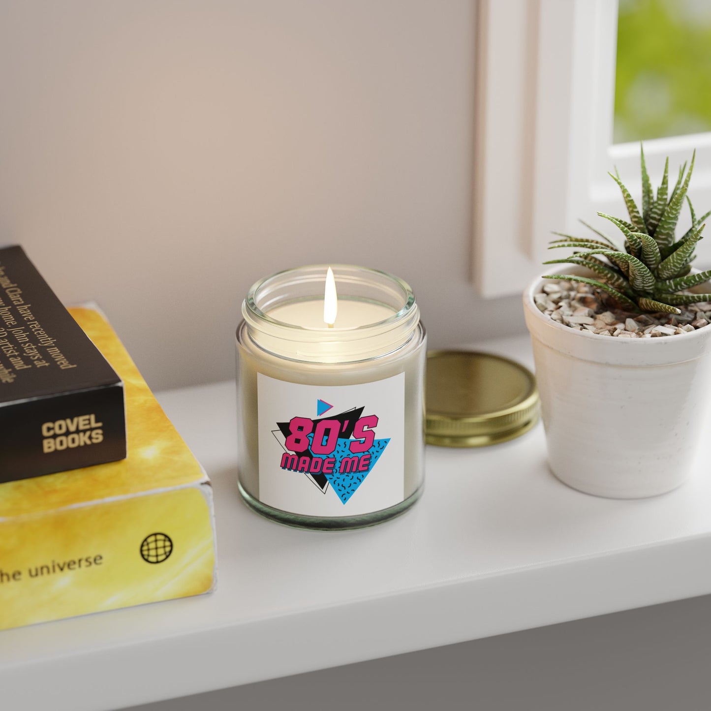 80's Made Me Scented Candle - Coconut Apricot Wax (4oz & 9oz)
