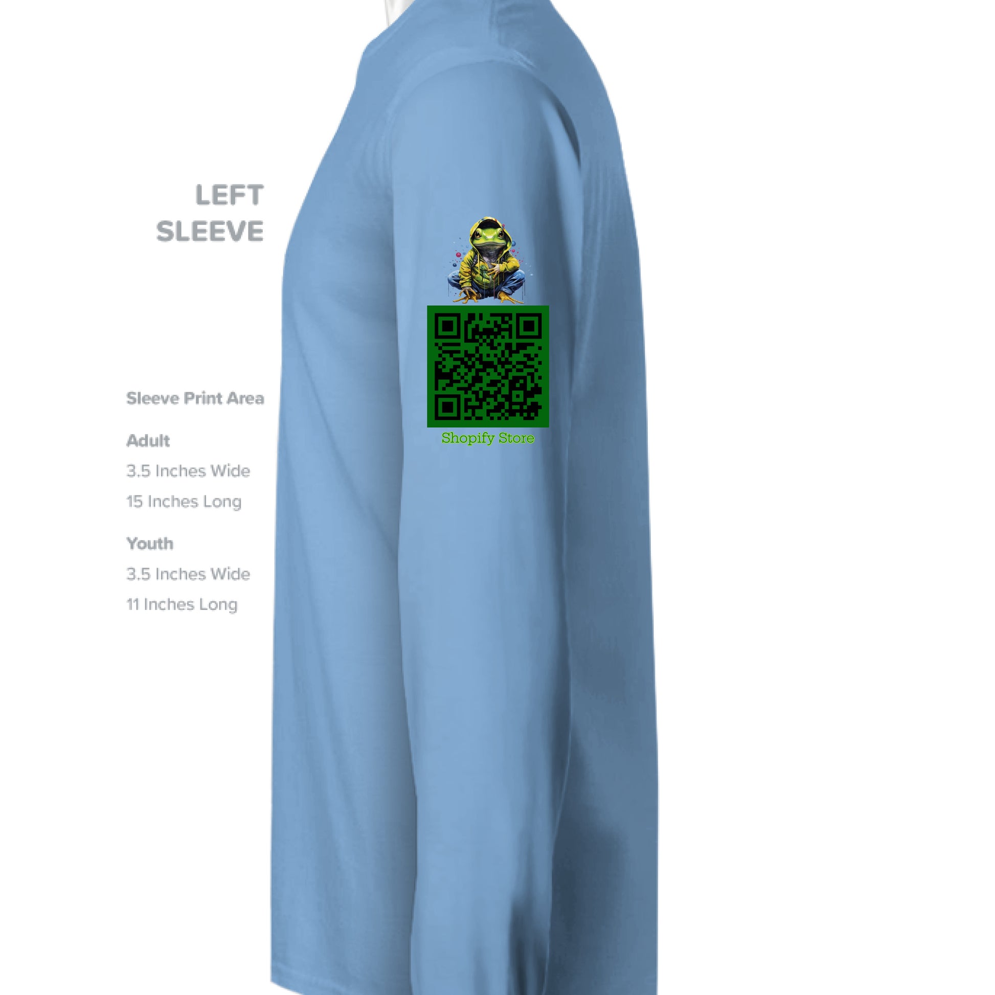 CAROLINA BLUE - SLEEVE_LEFT