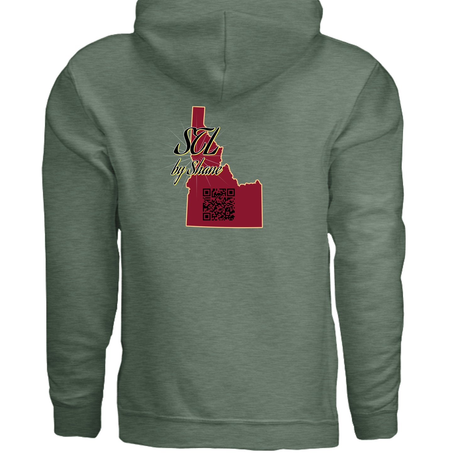 Military Green Heather  - BACK
